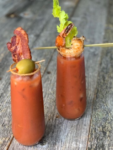 Bloody Mary's with Garnishes