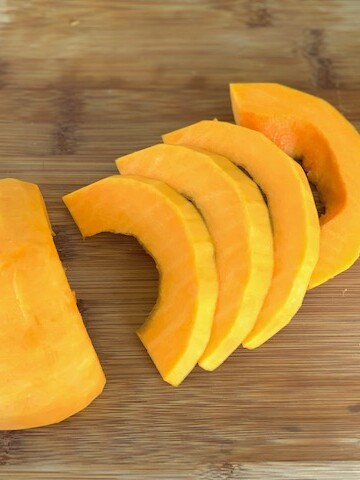 Butternut Squash sliced