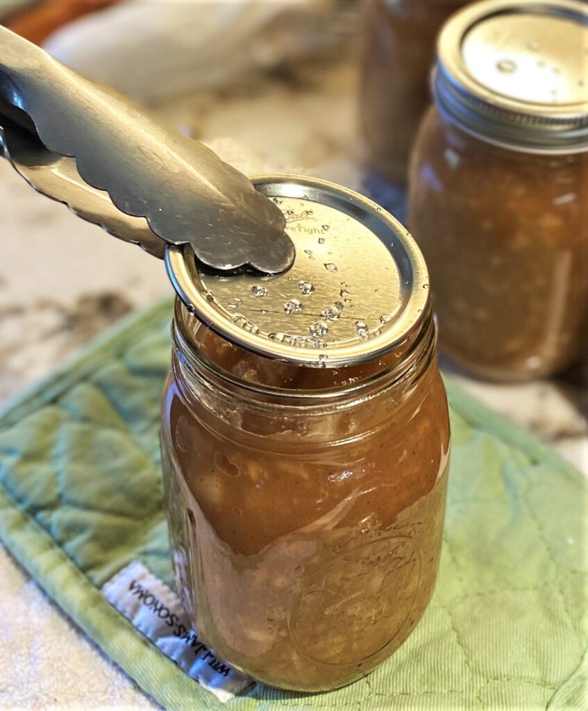 Place lid on jar