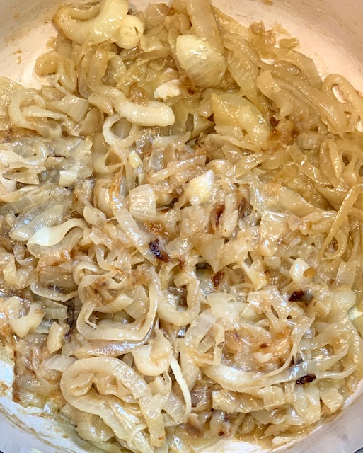 onions in dutch oven