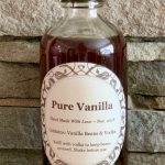 Homemade Vanilla Extract in bottle