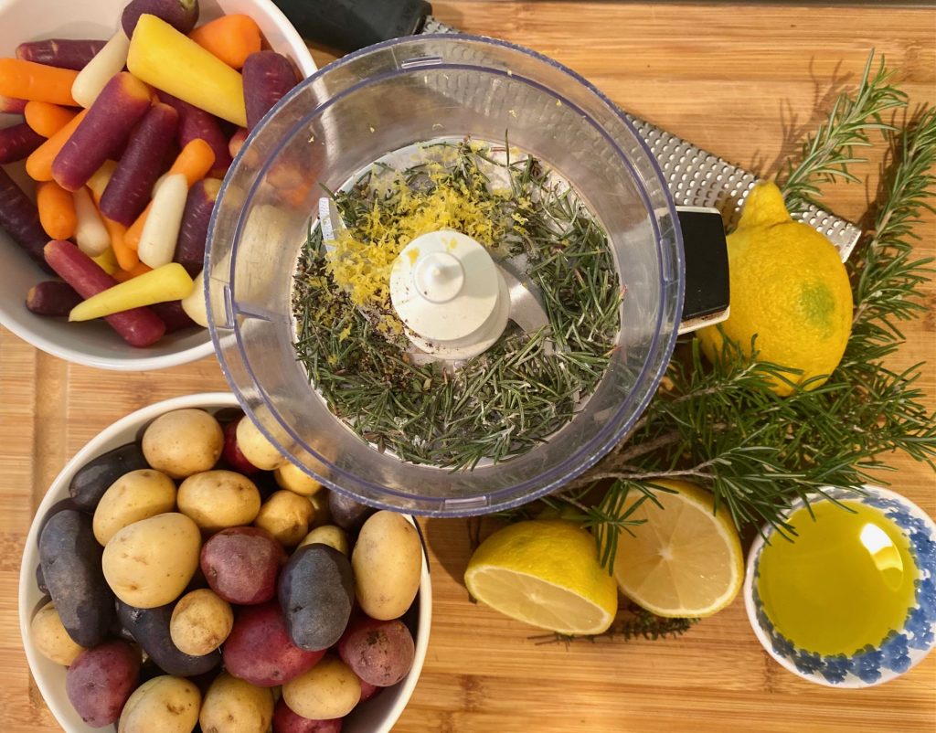 Ingredients for Lemon Sheet Pan Chicken