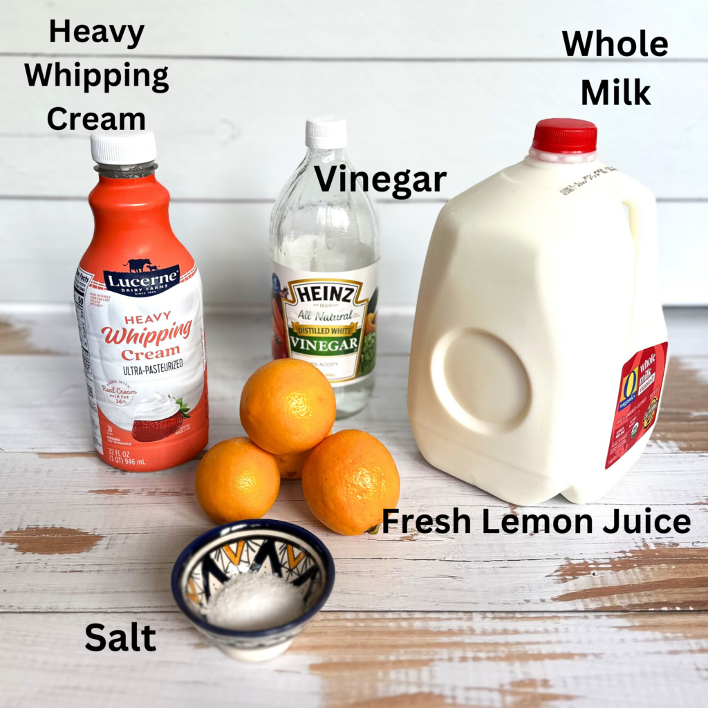 Ricotta Cheese Ingredients