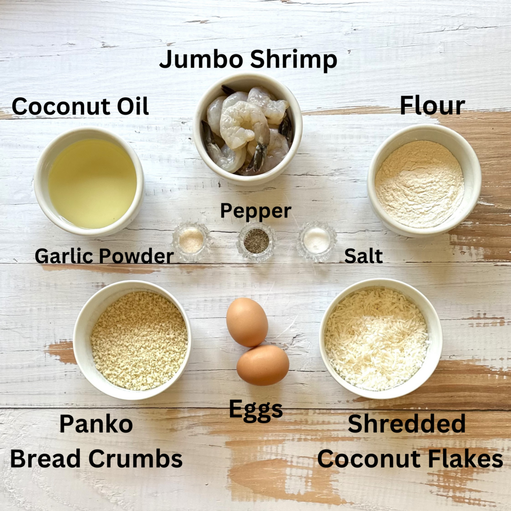 Coconut Shrimp Ingredients