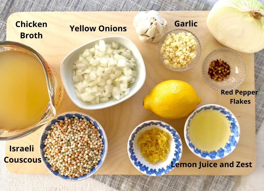 Ingredients for Greek Lemon Chicken Soup